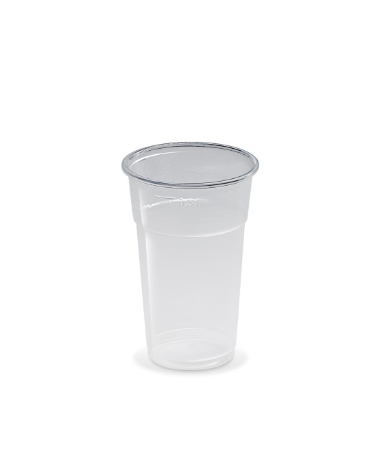 Plastový pohár PP 300ml, PRIESVITNÝ, 78mm, 50ks/bal