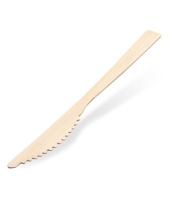 Nôž (bambusový FSC 100%) PRÍRODNÝ, 17cm 100 ks/bal.