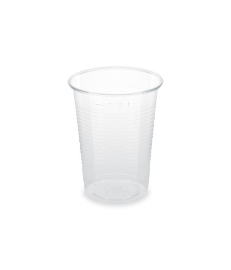Plastový pohár BIO (PLA) ČÍRY, 200ml, pr. 70mm, 10ks/bal