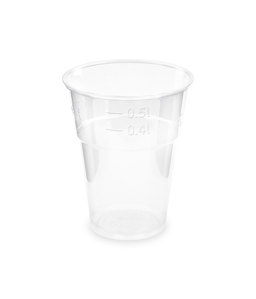 Plastový pohár BIO (PLA) ČÍRY, 500ml, pr. 102mm, 10ks/bal