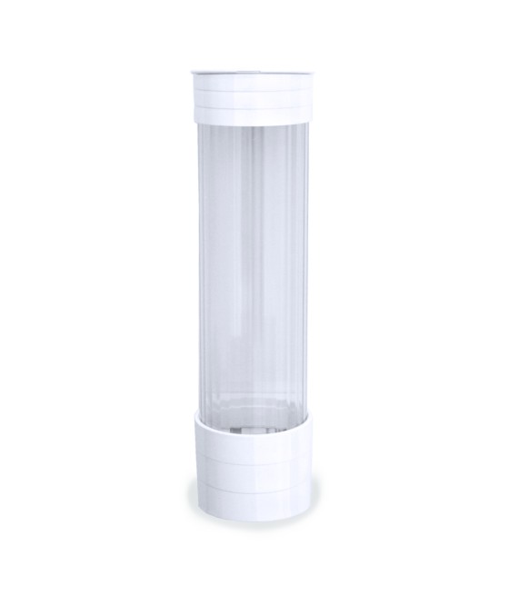 Plastový zásobník pohárov s priemerom 70 mm, BIELY, 1 ks