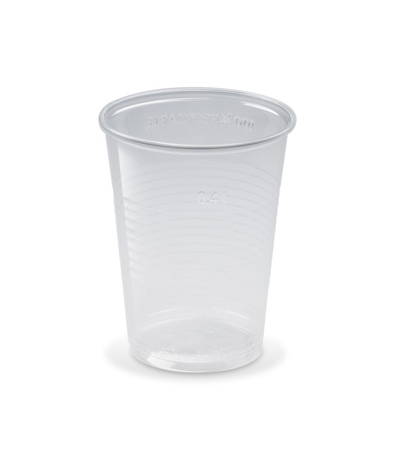 Plastový pohár PP 400ml, TRANSPARENTNÝ, 95mm, 50ks/bal