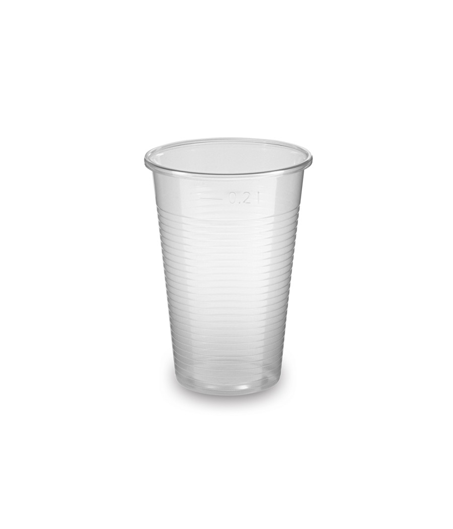 Plastový pohár PP ECONOMY 200ml, TRANSPARENTNÝ, pr. 70mm, 100 ks/bal.