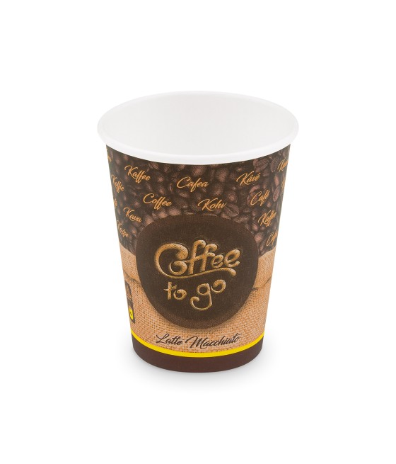 Papierový pohár "COFFE TO GO" 420 ml, L, priemer 90 mm, 50 ks/bal.