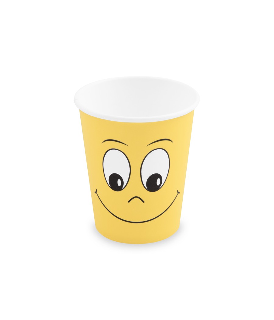 Papierový pohár "SMILE" 280ml, M, 80mm, 50ks/bal