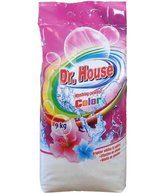 Dr House prací prášok Color 9kg, 90 praní