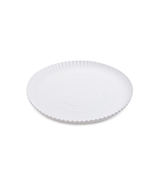 Papierový tanier hlboký BIELY, pr. 26 cm, 50ks/bal.