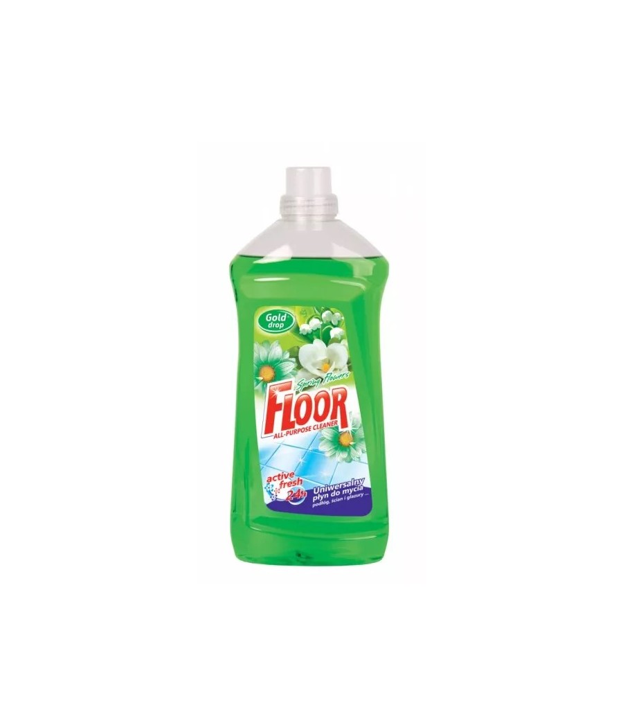 FLOOR univerzálny prípravok na umývanie podláh, obkladov a dlažieb, SPRING, 1,5 L