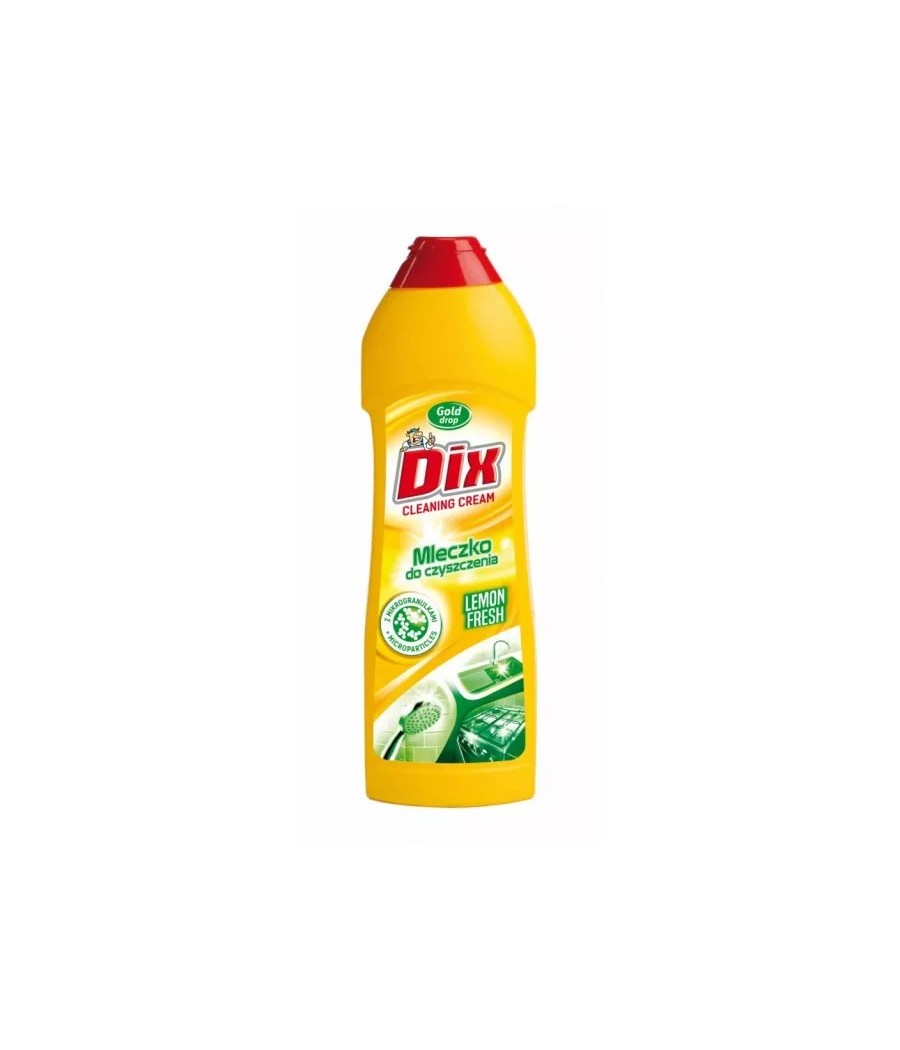 DIX Citrus, Tekutý prášok, piesok s abrazívom, žltý 750 g - 500 ml