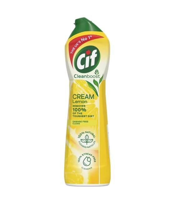 CIF Cream 500 ml Lemon, ŽLTÝ, 1 ks