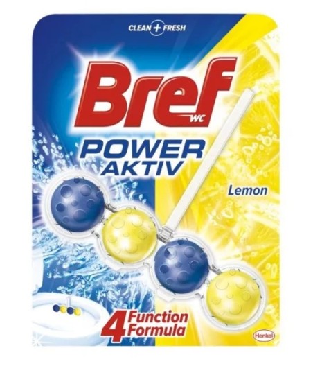 WC blok BREF Power Aktiv Citrus 50g