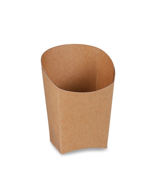 Papierový wrap HNEDÝ 3,9 x 7,5 x 10 cm, nepremastiteľný, 50 ks/bal.