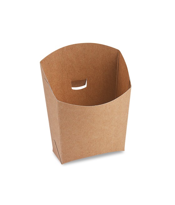 Kapsa na hranolky HNEDÁ, 150 g, nepremastiteľná, 50 ks/bal.