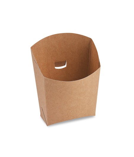 Kapsa na hranolky HNEDÁ, 150 g, nepremastiteľná, 50 ks/bal.