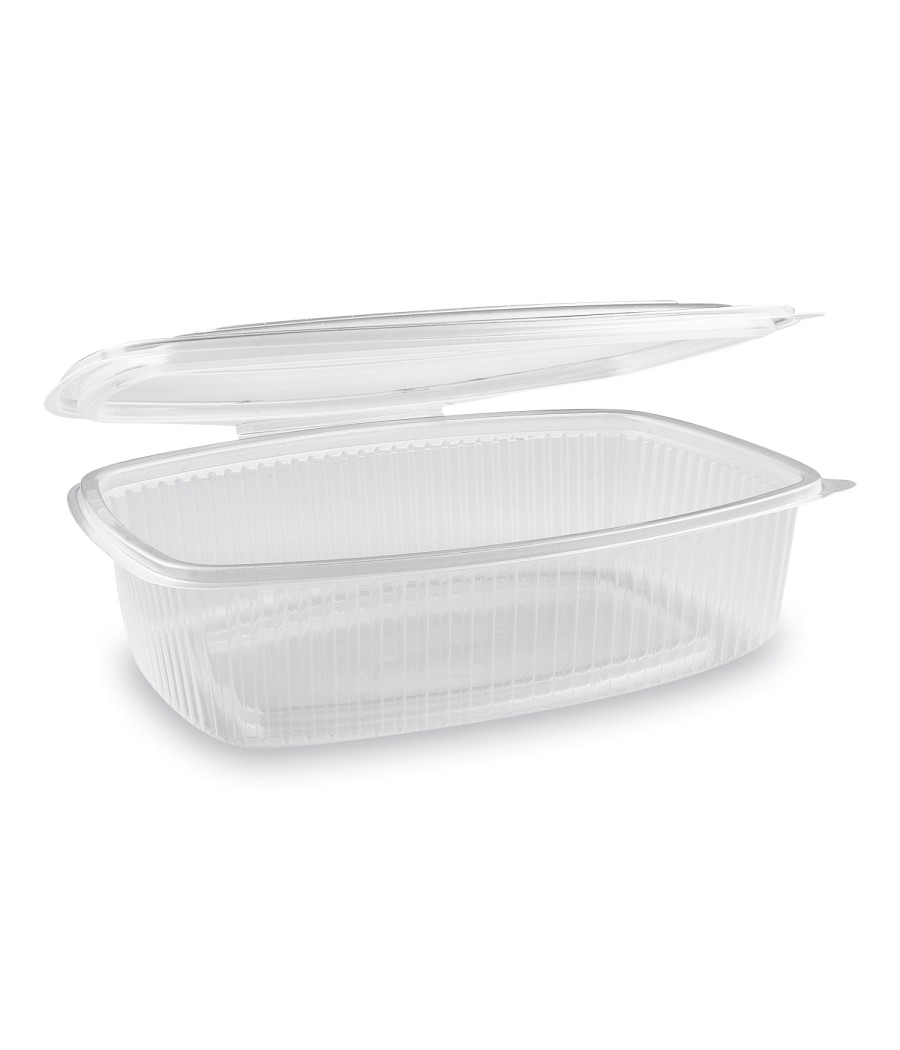Miska oválna priehľadná s viečkom 750 ml (PP) 25ks/bal.