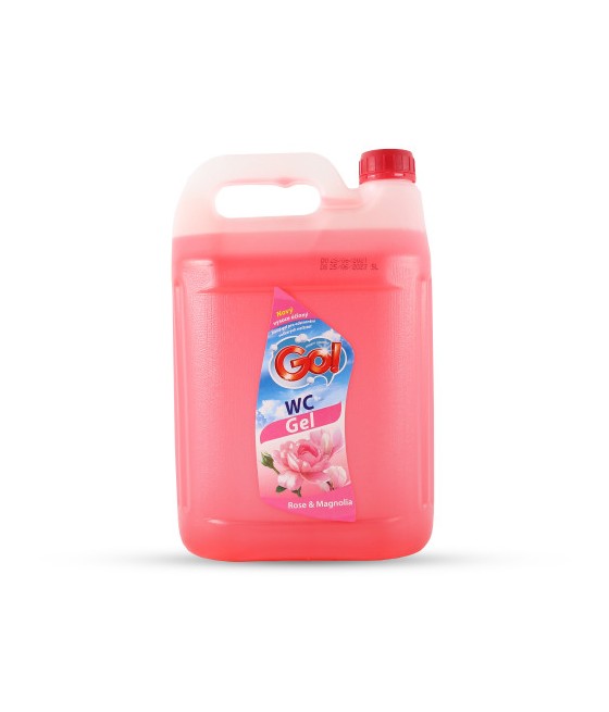 GO! WC gel ROSE & MAGNOLIA 5l červený