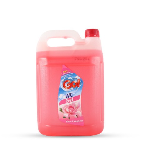 GO! WC gel ROSE & MAGNOLIA 5l červený