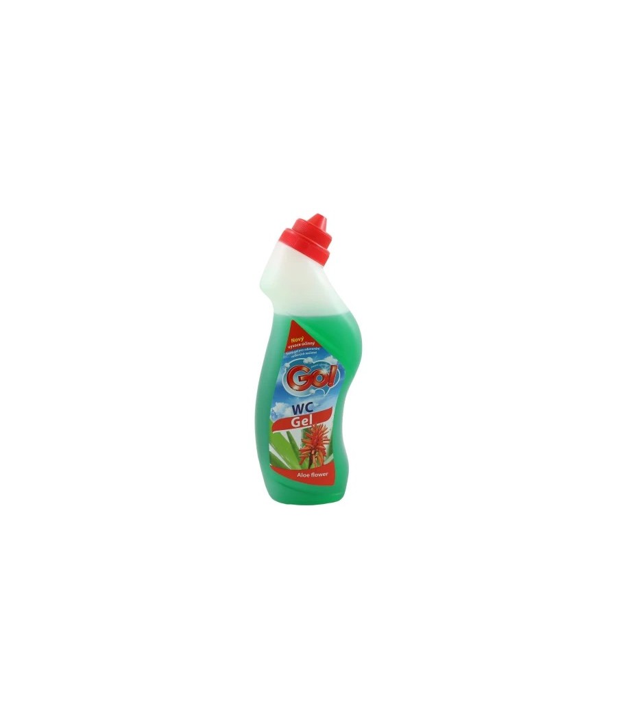 GO! WC gel ALOE FLOWER 750ml zelený