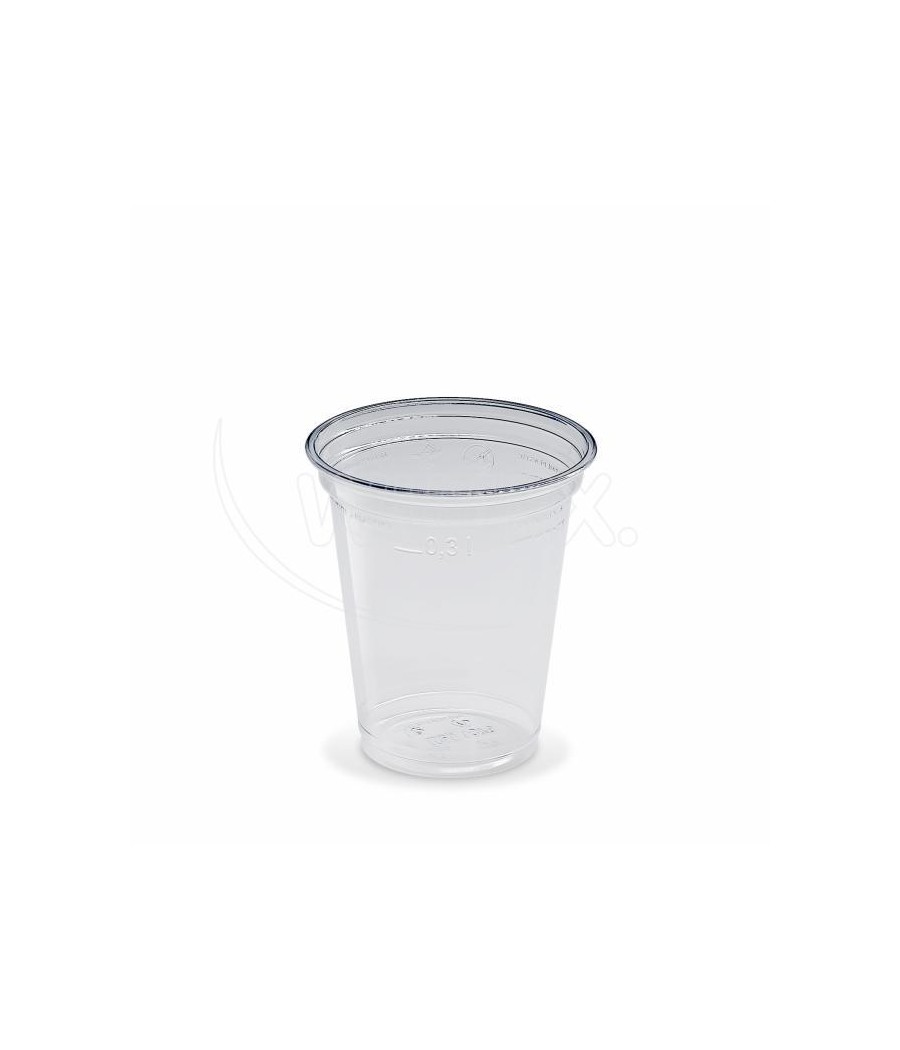 Plastový pohár PET 300ml, TRANSPARENTNÝ, 95mm, 50ks/bal