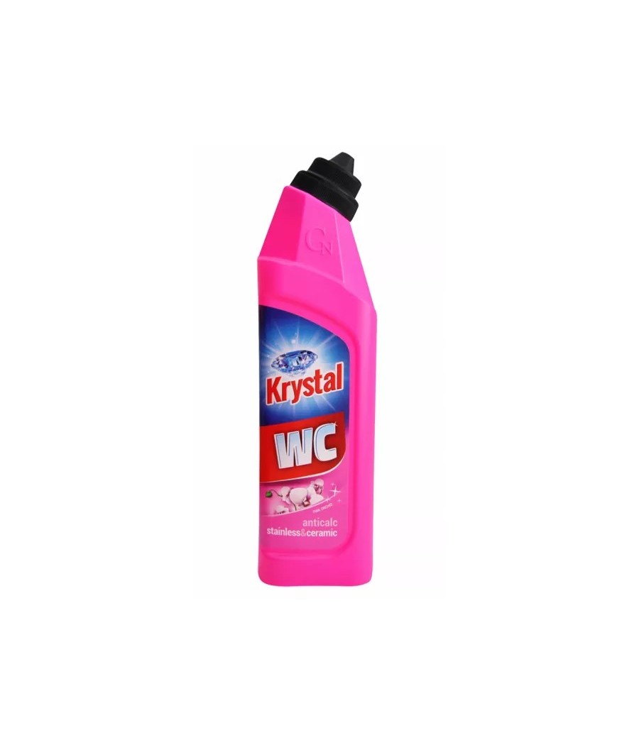 Krystal - čistič na WC keramiku ANTICALC, RUŽOVÝ, 750 ml