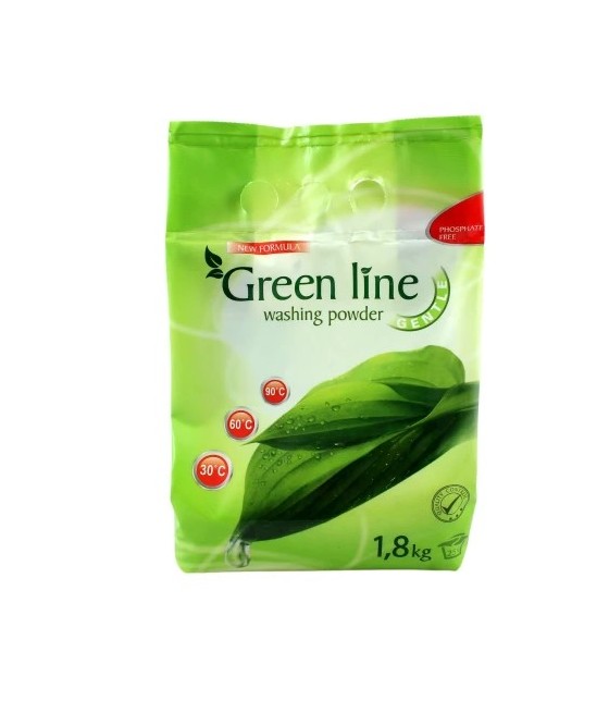 Prací prášok GREEN LINE GENTLE 1,8 kg