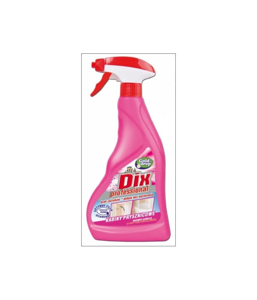 DIX PROFESSIONAL(RUŽOVÝ) - tekutý čistiaci prostriedok SPRCHOVACIE KÚTY, 500ml