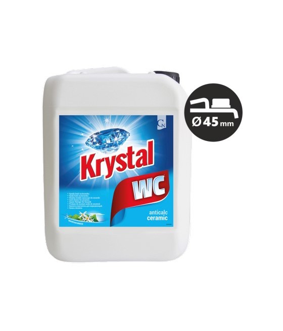 Krystal - čistič na WC keramiku ANTICALC, MODRÝ, 5L