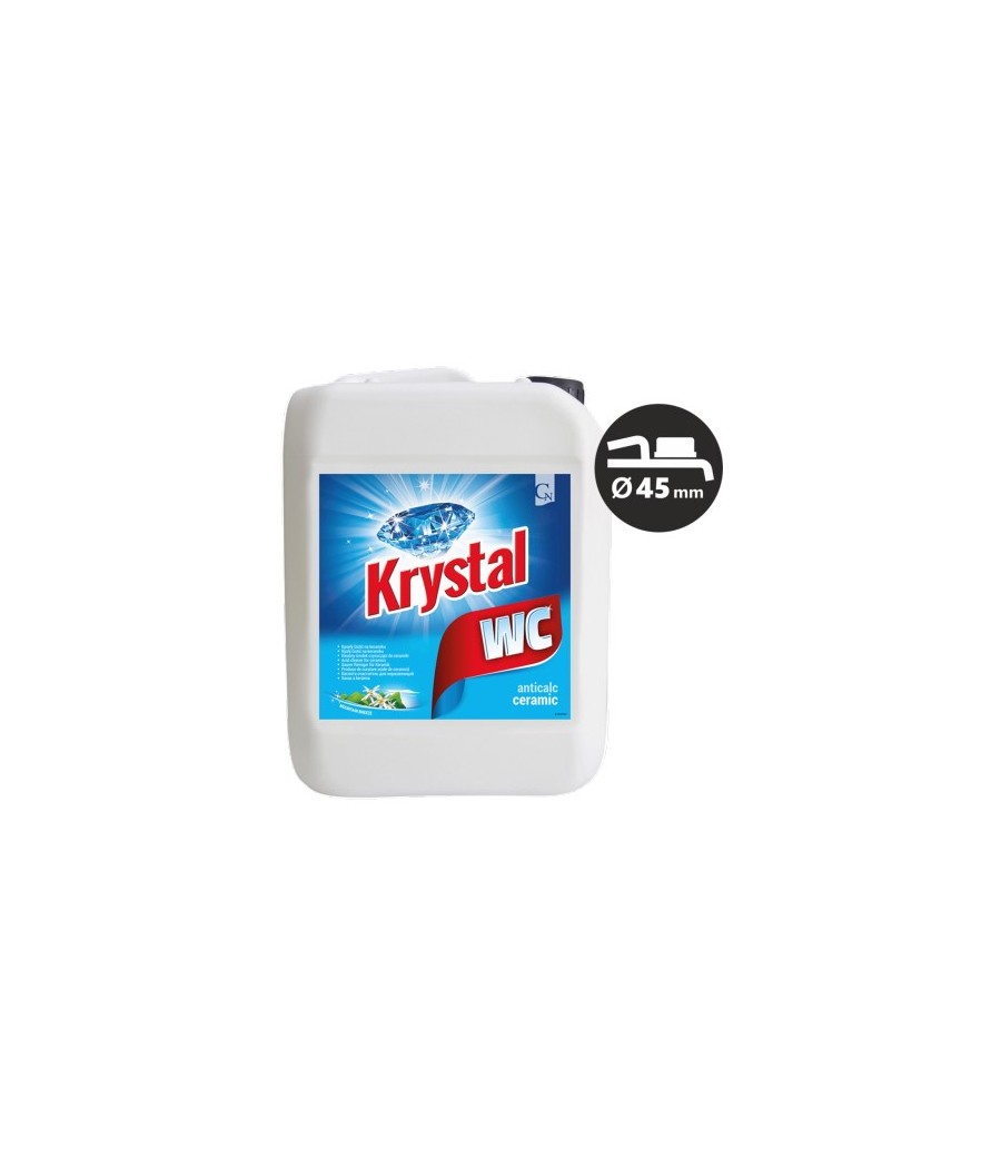 Krystal - čistič na WC keramiku ANTICALC, MODRÝ, 5L