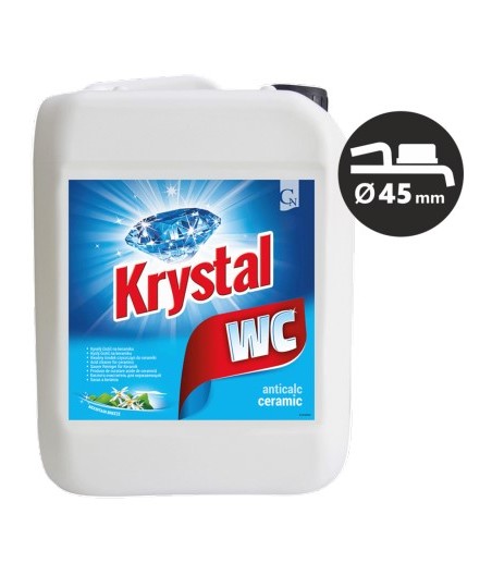 Krystal - čistič na WC keramiku ANTICALC, MODRÝ, 5L