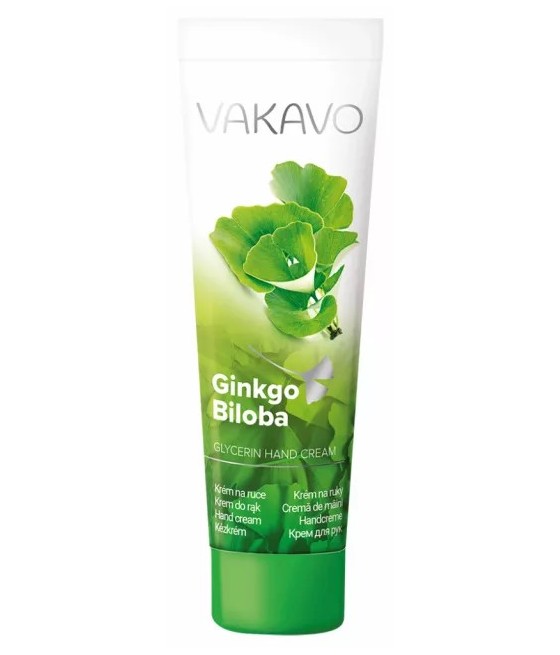 VAKAVO krém gingko glycerín 100ml