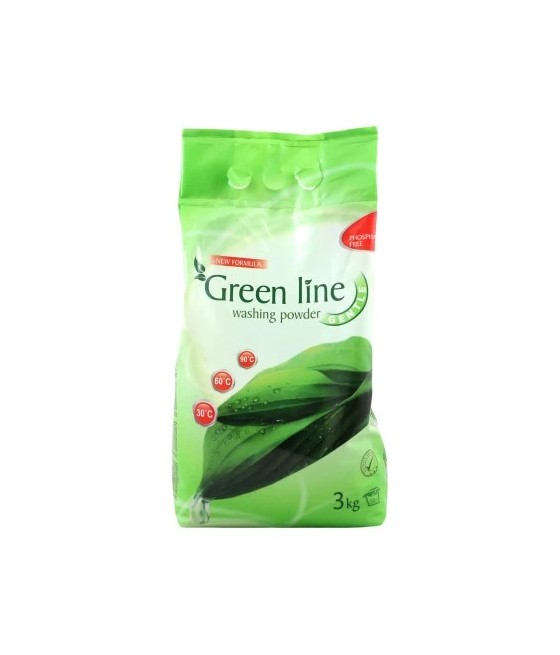 Prací prášok GREEN LINE GENTLE 3 kg