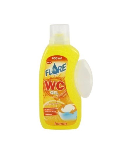 WC gél Flore náplň s košíkom citrón  400ml