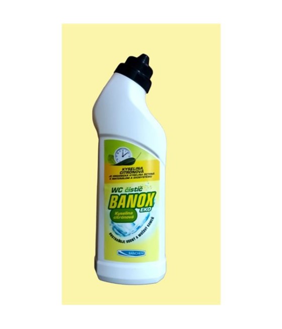 BANOX WC čistič C6H8O7 + EKO (00) 750 ml