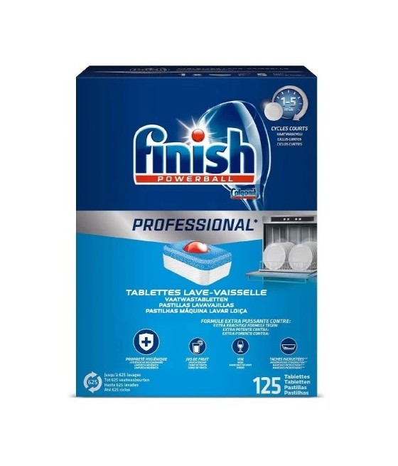 FINISH POWERBALL PROFESSIONAL - tablety do umývačky riadu 125ks