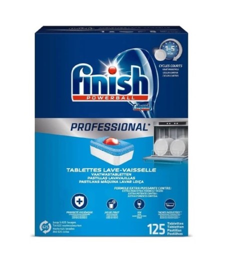 FINISH POWERBALL PROFESSIONAL - tablety do umývačky riadu 125ks