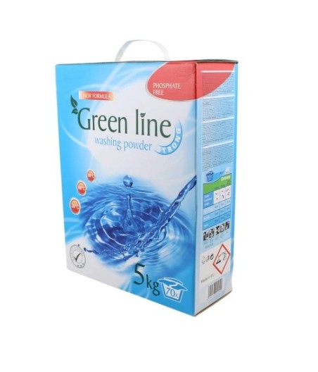 Prací prášok GREEN LINE STRONG 5 kg BOX