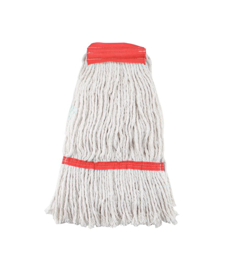 Strapcový mop BAVLNA 400g, BIELY