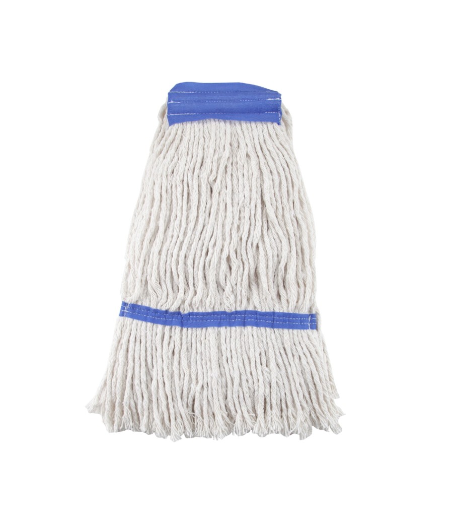Strapcový mop BAVLNA 400g, BIELY