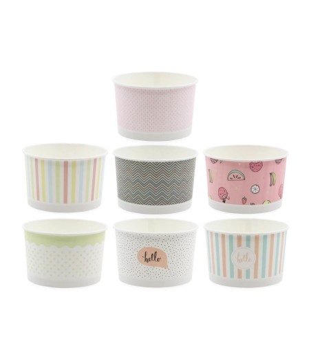 Miska na zmrzlinu 245ml Pastel 25ks