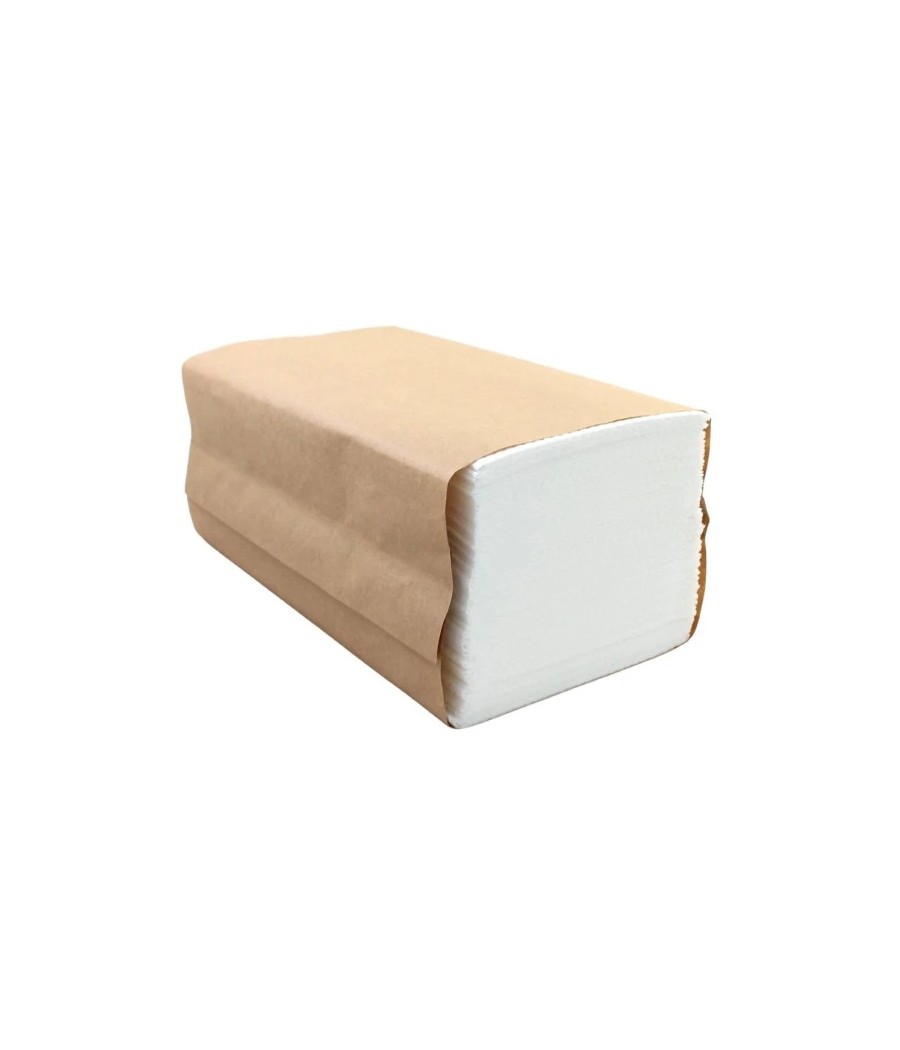 Papierové utierky ZZ, 23x21cm ,2 vrst. BIELE,100% celulóza, 3000ks/bal.