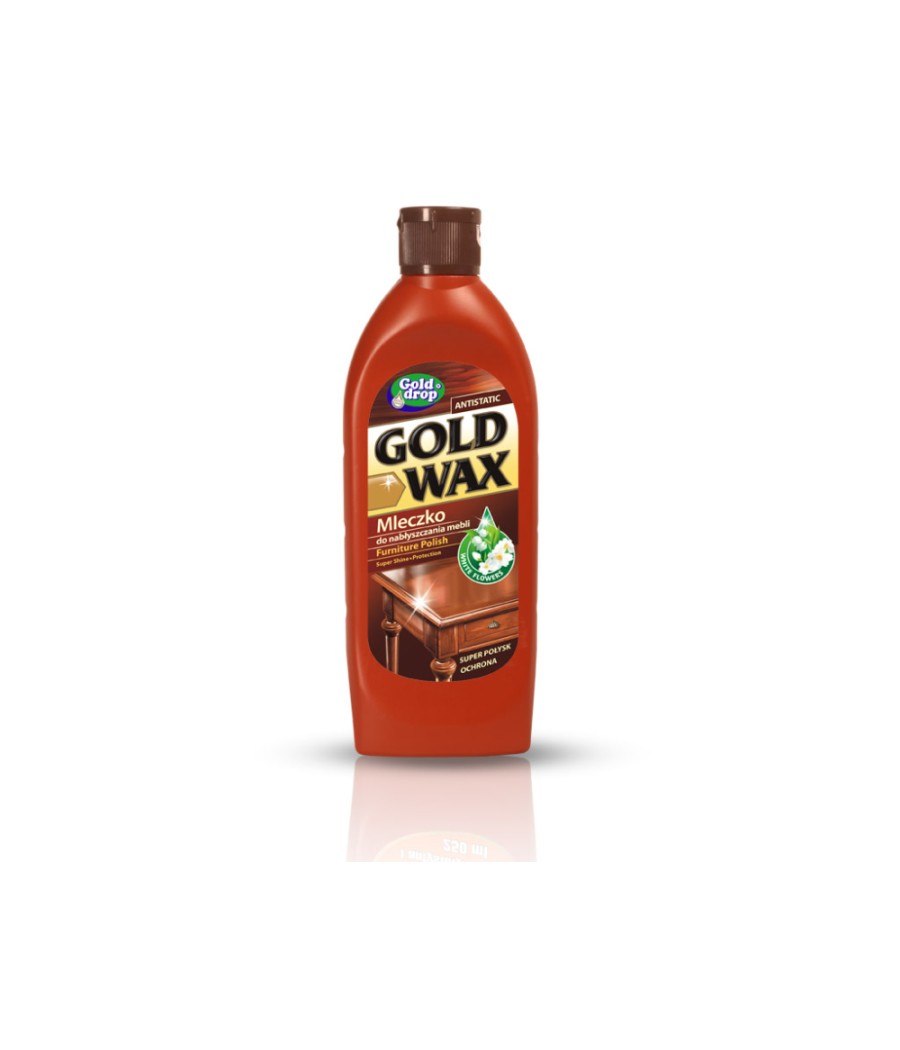 GOLD WAX čistiaca emulzia na ošetrenie nábytku, 250 ml