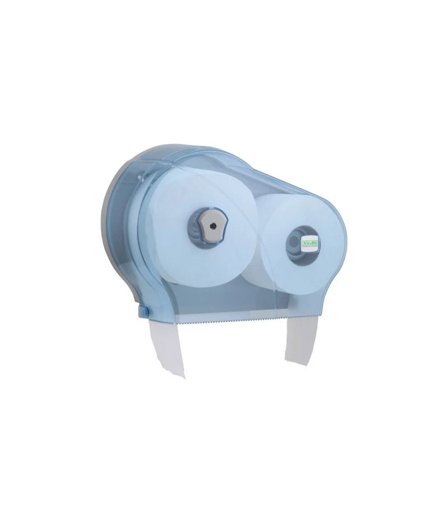 Zásobník na TP Jumbo DOUBLE MINI JUMBO, TRANSPARENTNÝ, 1ks