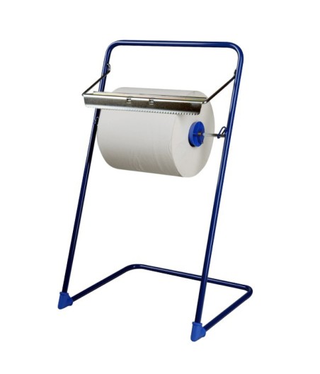 Odvinovač priemyselných utierok (kovový) stojanový, MODRÝ, 1ks