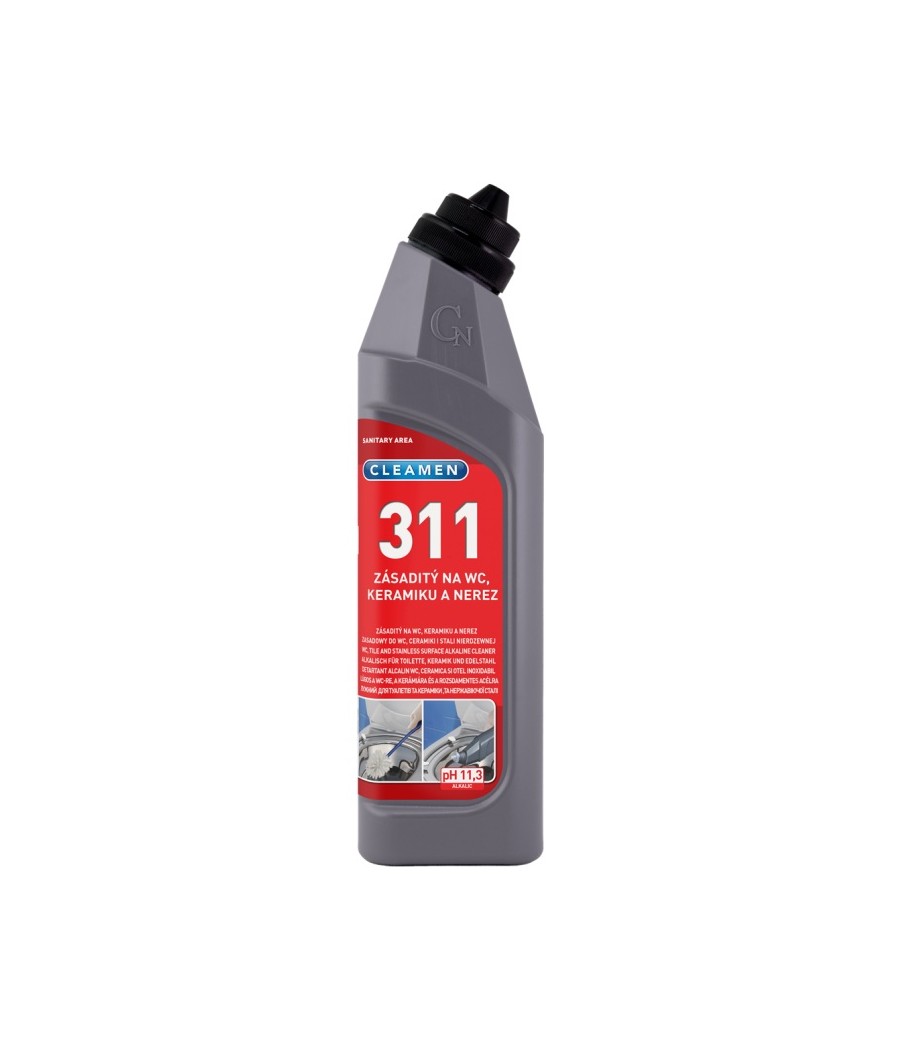 CLEAMEN 311 zásaditý na WC, keramiku a nerez, 750 ml