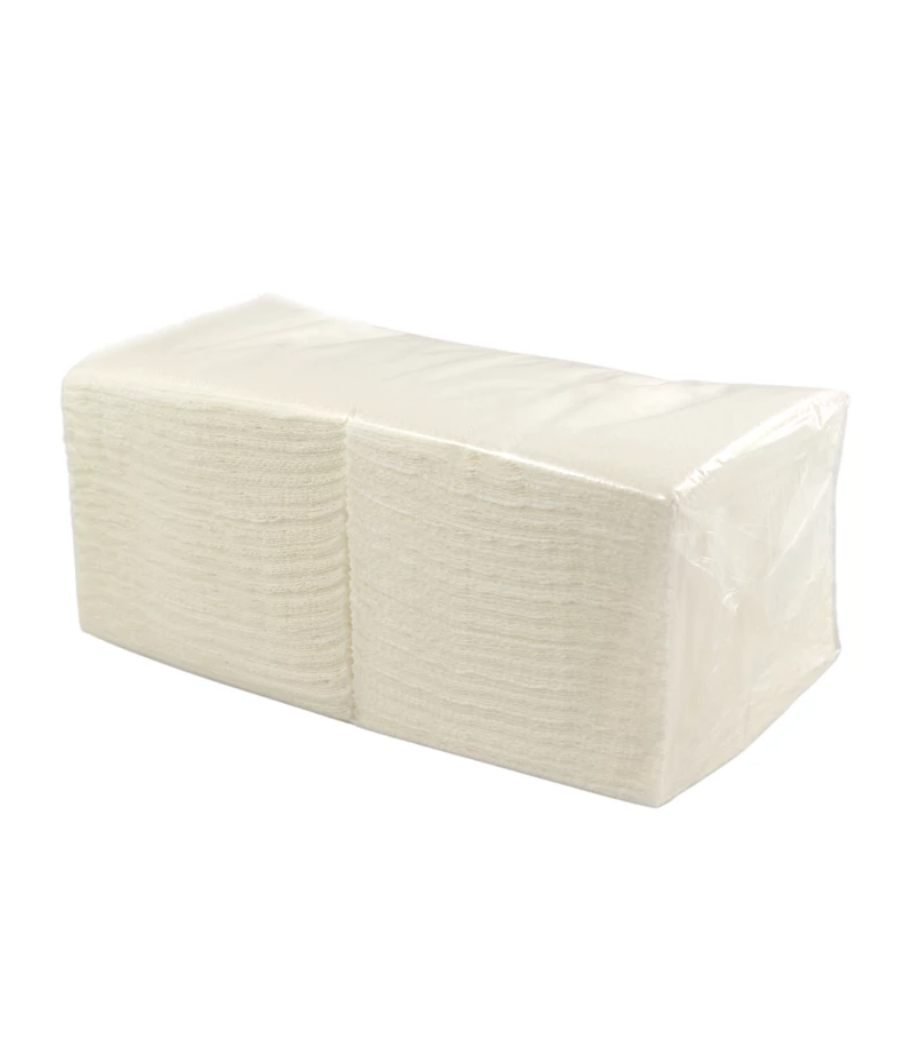 Servítky biele 2vrst. 24x24cm, 250ks