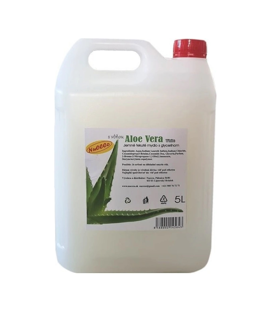  Tekuté mydlo NUCCCO Aloe Vera White 5L