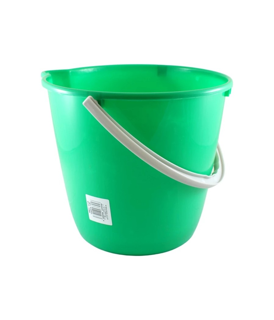 Plastové OKRÚHLE vedro 12L, ZELENÉ
