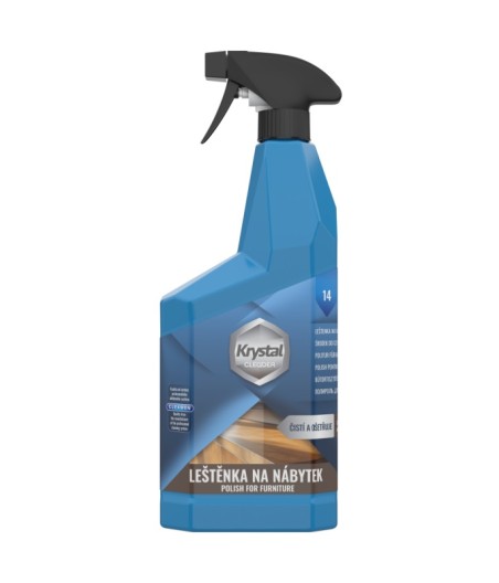 KRYSTAL - Leštenka na nábytok s rozprašovačom, 750 ml
