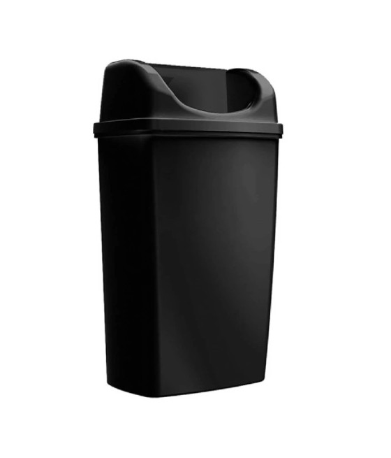 Nástenný kôš RULOPAK čierny 50L