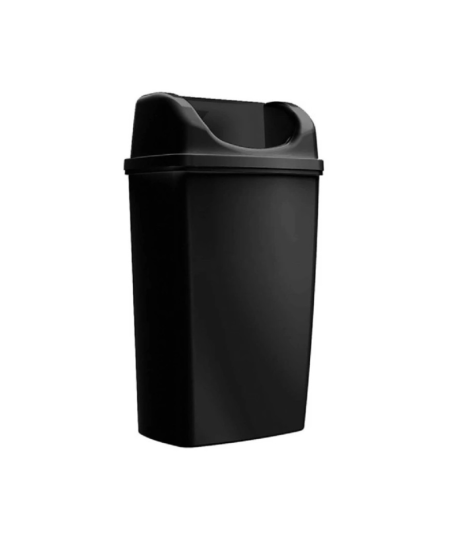 Nástenný kôš RULOPAK čierny 50L